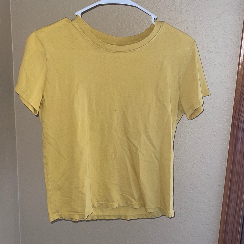 Brandy Melville Yellow T-Shirt